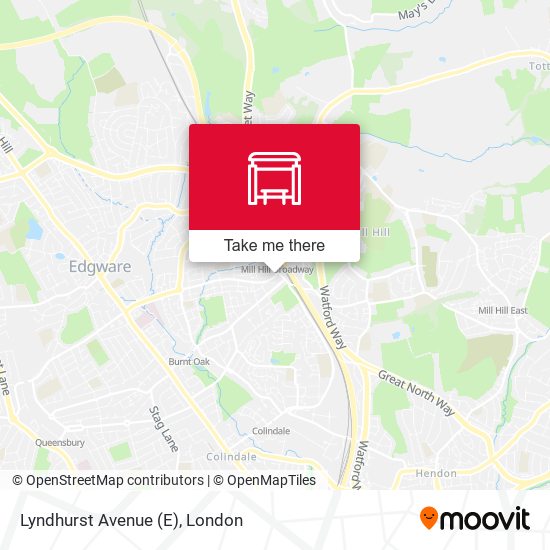 Lyndhurst Avenue (E) map