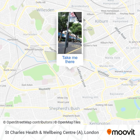 St Charles Health & Wellbeing Centre (A) map