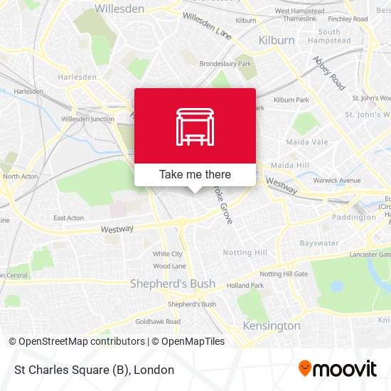 St Charles Square (B) map