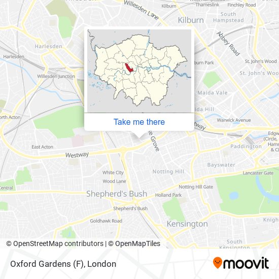 Oxford Gardens (F) map