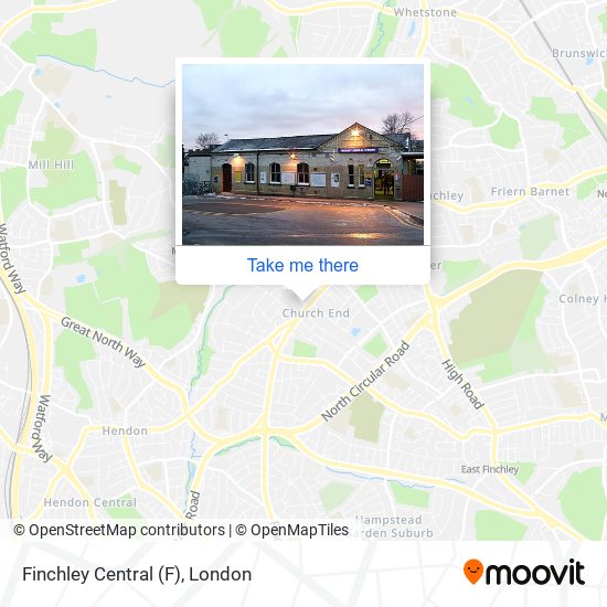 Finchley Central map