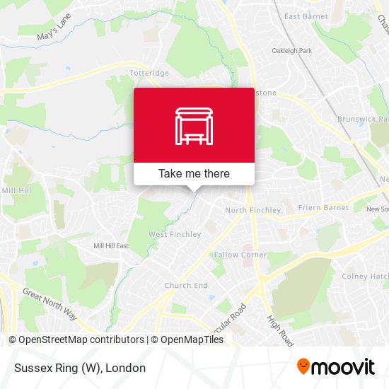 Sussex Ring (W) map