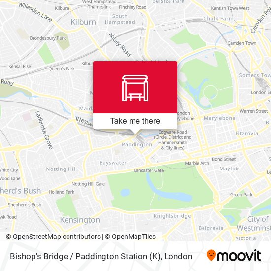 Bishop's Bridge / Paddington Station (K) map