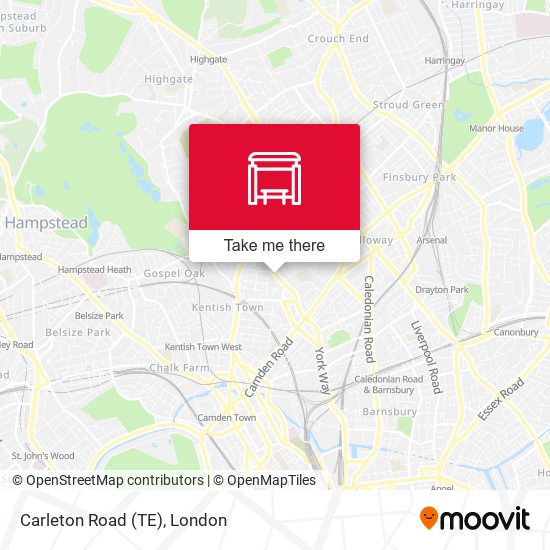 Carleton Road (TE) map