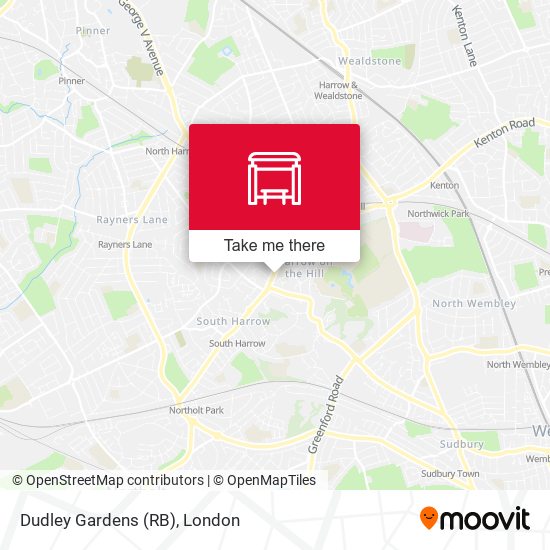 Dudley Gardens (RB) map