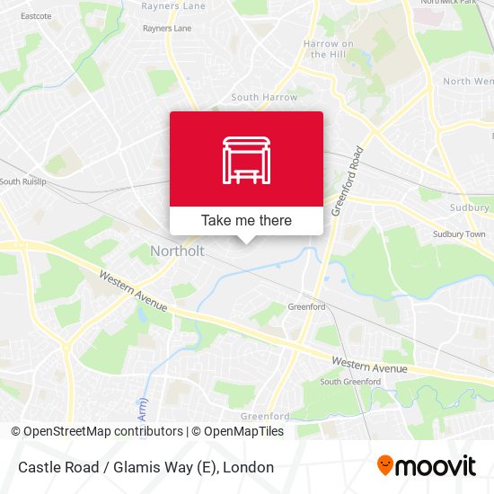 Castle Road / Glamis Way (E) map
