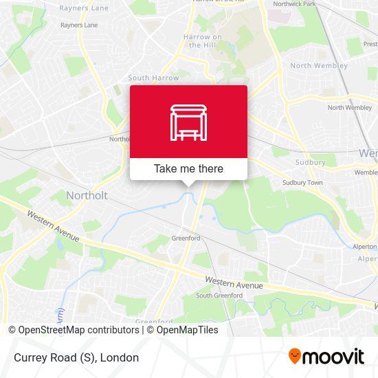 Currey Road (S) map
