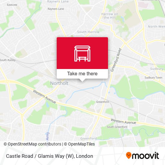 Castle Road / Glamis Way map