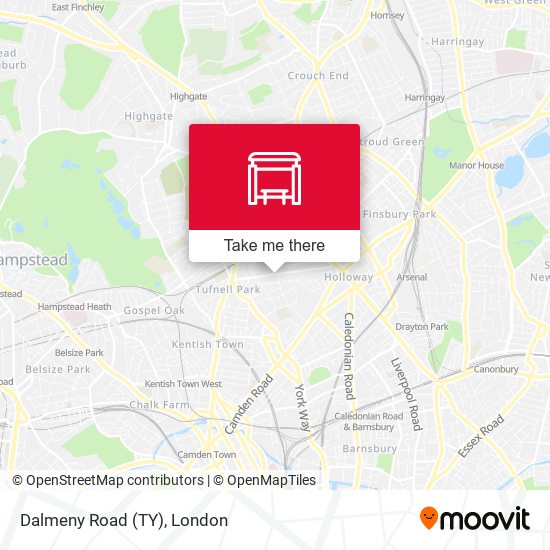 Dalmeny Road (TY) map