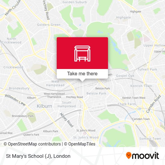 St Mary's School (J) map