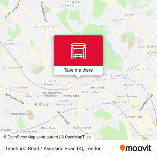Lyndhurst Road / Akenside Road (K) map