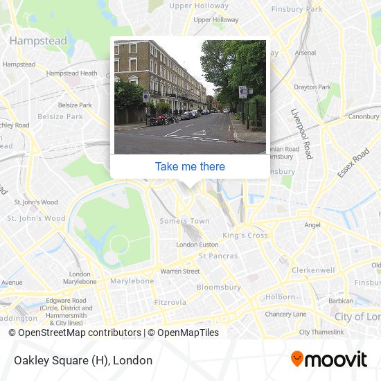 Oakley Square (H) map