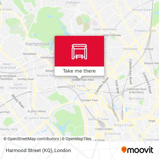 Harmood Street (KQ) map