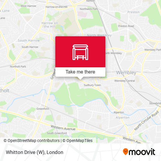 Whitton Drive map