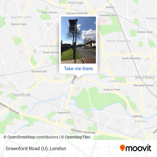 Greenford Road (U) map
