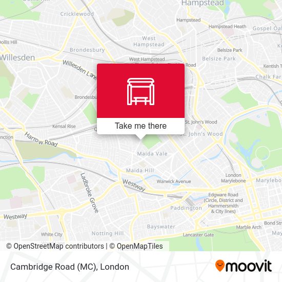 Cambridge Road (MC) map