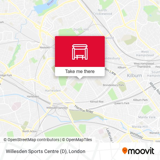 Willesden Sports Centre (D) map