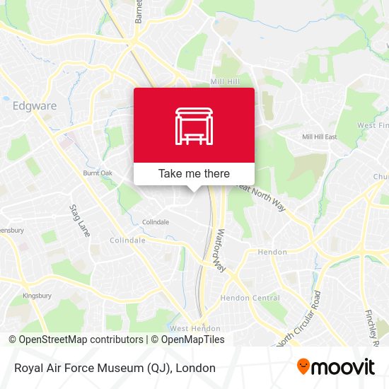 Royal Air Force Museum (QJ) map