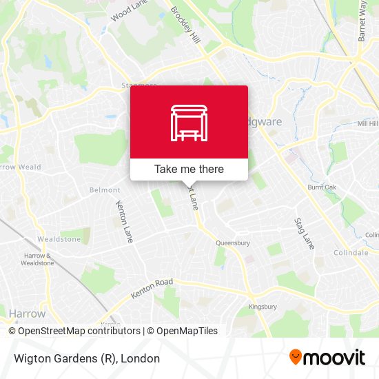 Wigton Gardens (R) map