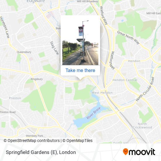 Springfield Gardens (E) map