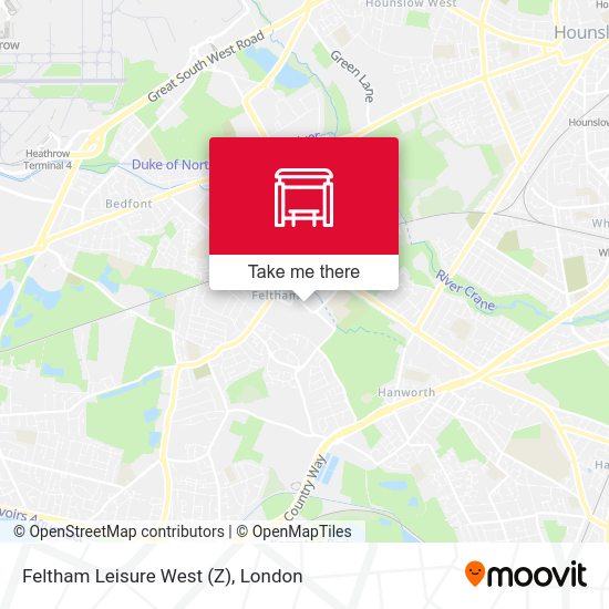 Feltham Leisure West (Z) map