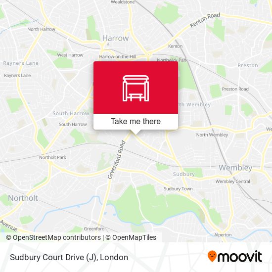 Sudbury Court Drive (J) map