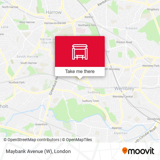 Maybank Avenue (W) map