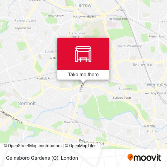 Gainsboro Gardens (Q) map