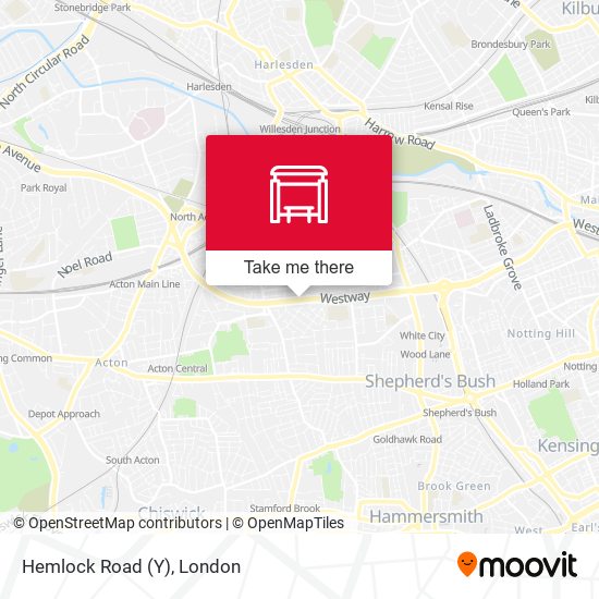 Hemlock Road (Y) map