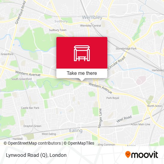 Lynwood Road (Q) map