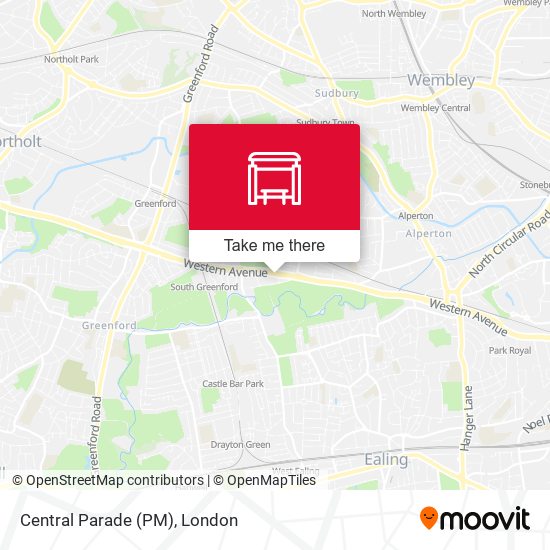 Central Parade (PM) map