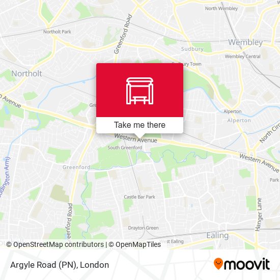 Argyle Road (PN) map