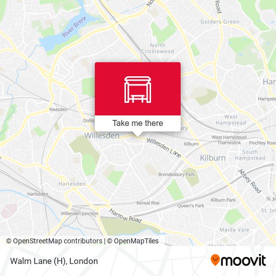 Walm Lane (H) map