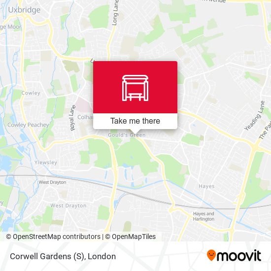 Corwell Gardens (S) map