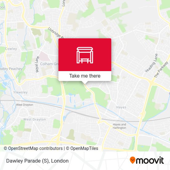 Dawley Parade (S) map