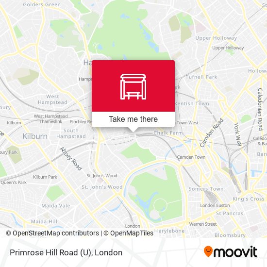 Primrose Hill Road (U) map
