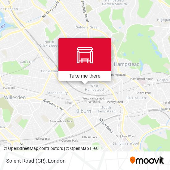 Solent Road (CR) map
