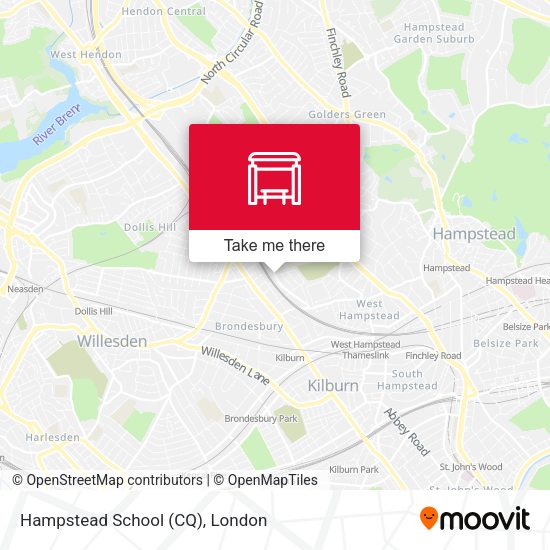 Hampstead School (CQ) map
