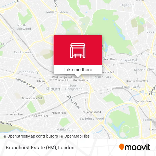 Broadhurst Estate (FM) map