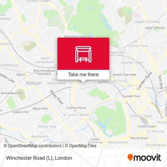 Winchester Road (L) map