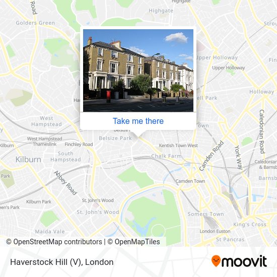 Haverstock Hill (V) map