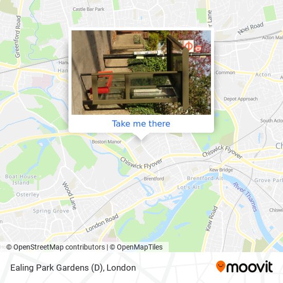 Ealing Park Gardens (D) map