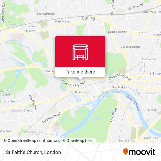 St Faith's Church map