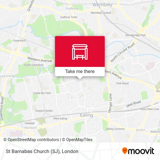 St Barnabas Church (SJ) map