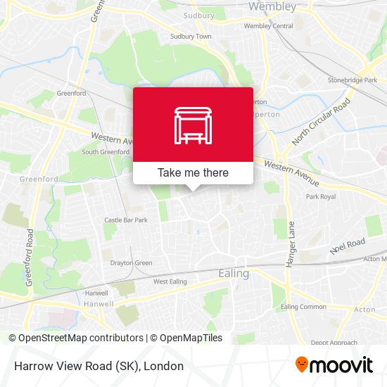 Harrow View Road (SK) map