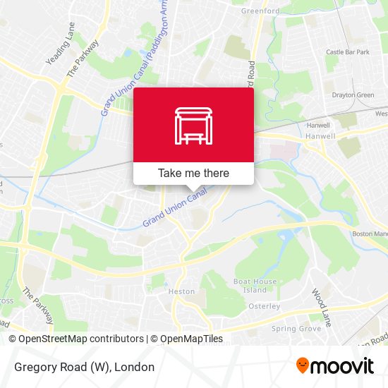 Gregory Road (W) map