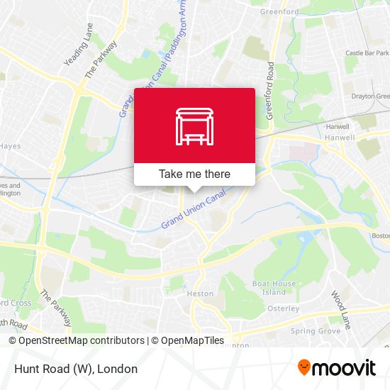 Hunt Road (W) map