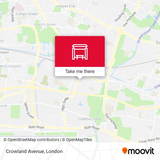 Crowland Avenue map