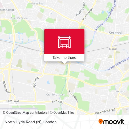North Hyde Road map