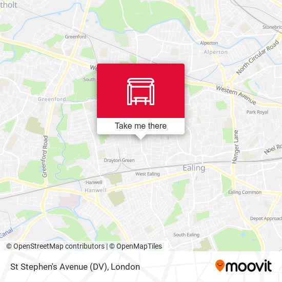 St Stephen's Avenue (DV) map